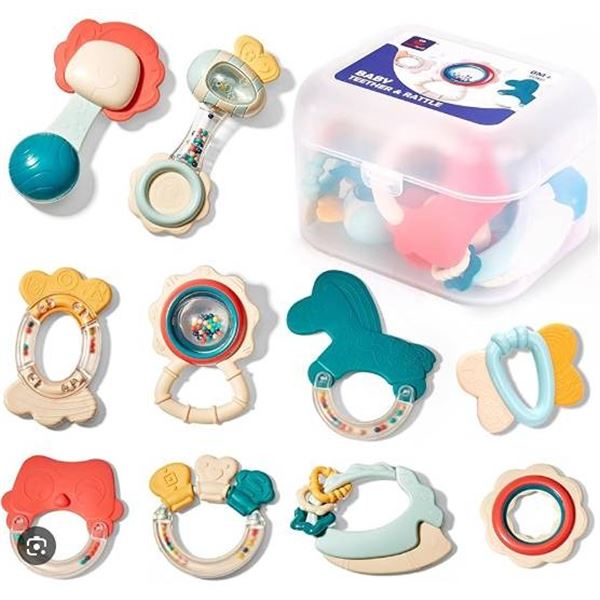 Halaland Baby Teether & Rattle 0M+