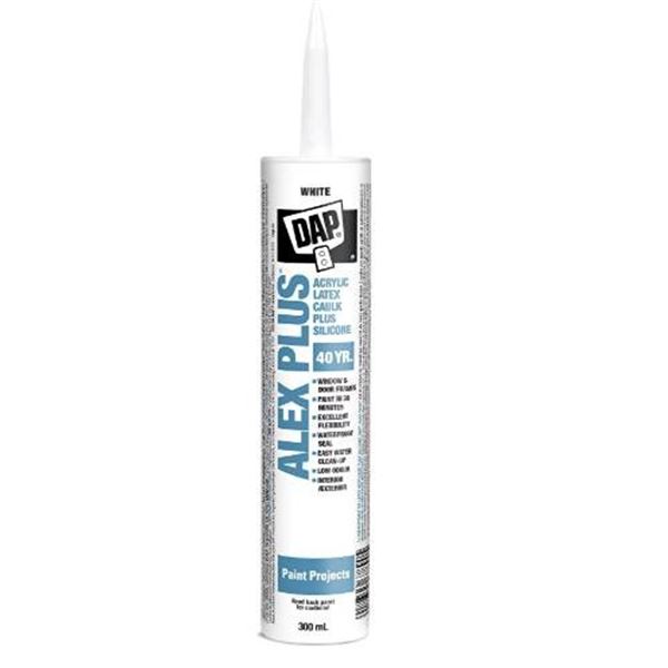 DAP Alex Plus Acrylic Latex Caulk 205 - 12x300ml