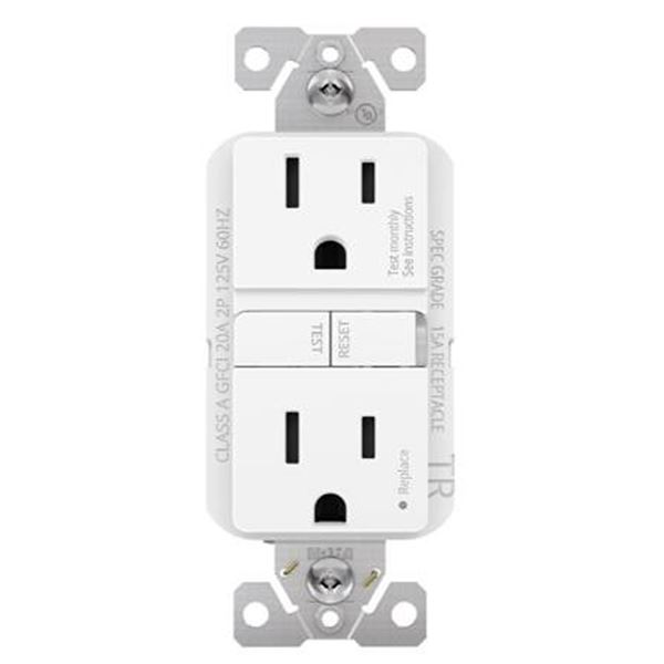 Eaton TRGF20W GFCI Receptacles, Box of 7