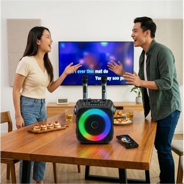 K9-M Karaoke Machine with Microphones