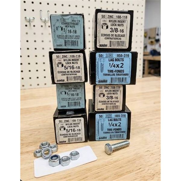 Paulin Zinc Fasteners Assorted Pack