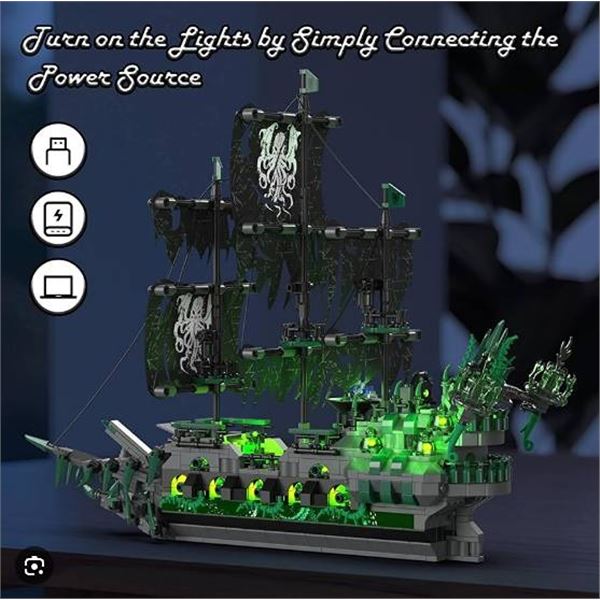 JMBricklayer Ghost Ship Flying Dutchman Set