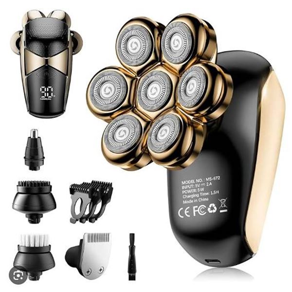 SHPAVVER Electric Rotary Head Shaver