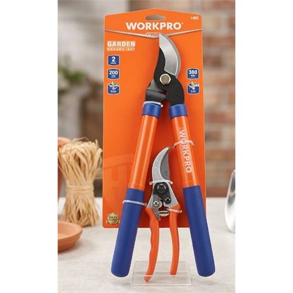 WORKPRO Garden Shears Set 2-Piece