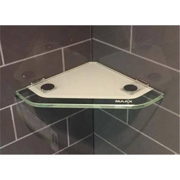 MAAX Corner Glass Shelf 9"x9" Model