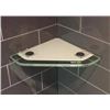 Image 1 : MAAX Corner Glass Shelf 9"x9" Model