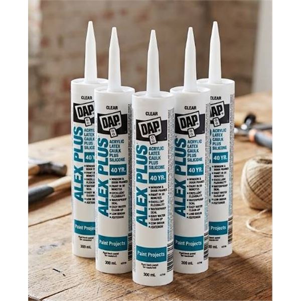 DAP Alex Fast Dry Acrylic Caulk 6x300ml