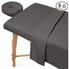 Image 1 : Grey Massage Table Sheet Set