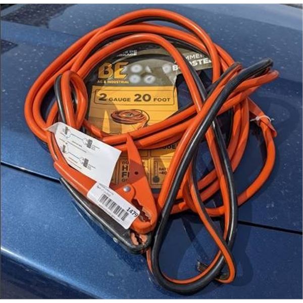 BE 2 Gauge 20 Foot Booster Cables