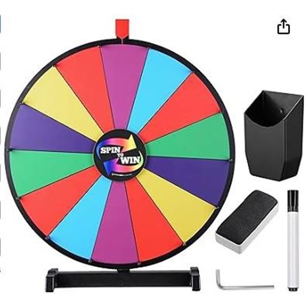 18in Spinning Prize Wheel, 14 Slots