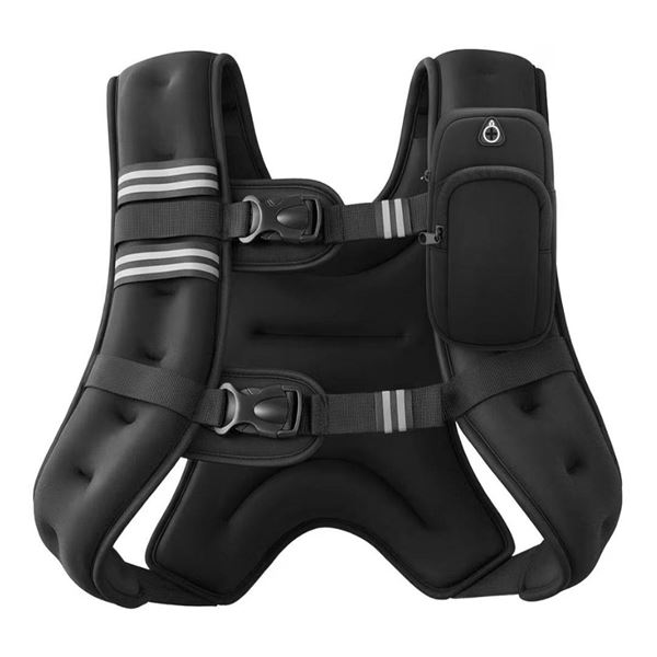 ZELUS Weighted Vest 16 lb Black