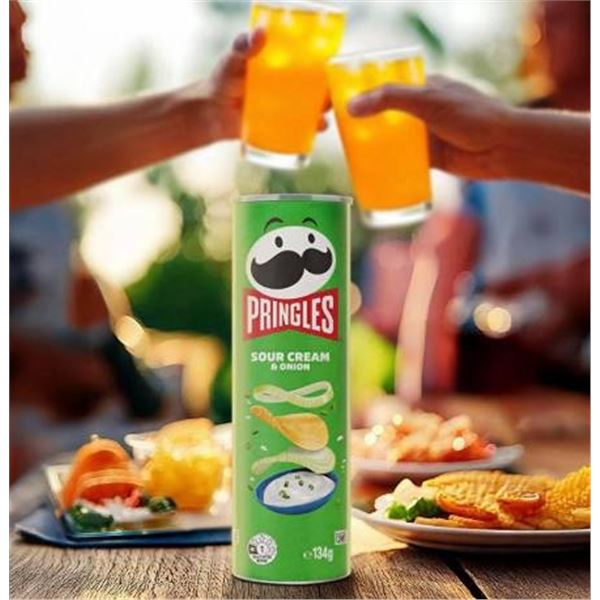 Pringles Sour Cream & Onion, 14 x 156g