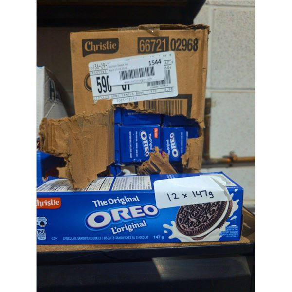 Oreo Original Biscuits 12 x 147g Case