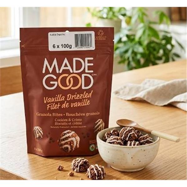 MadeGood Granola Bites 6x100g Vanilla Drizz