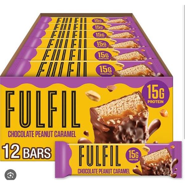 FULFIL Chocolate Peanut Caramel Bars (12x55g)