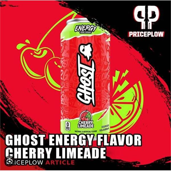 11 Cans 473ml Ghost  Cherry Limeade Energy Drink