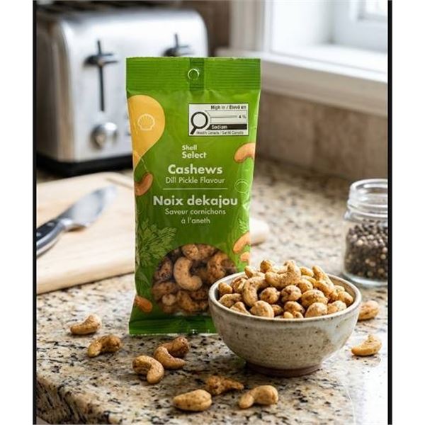 Shell Select Cashews Dill Pickle 36x60g