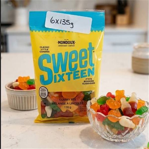Sweet Sixteen Gummy Mix 6-Pack 135g Each