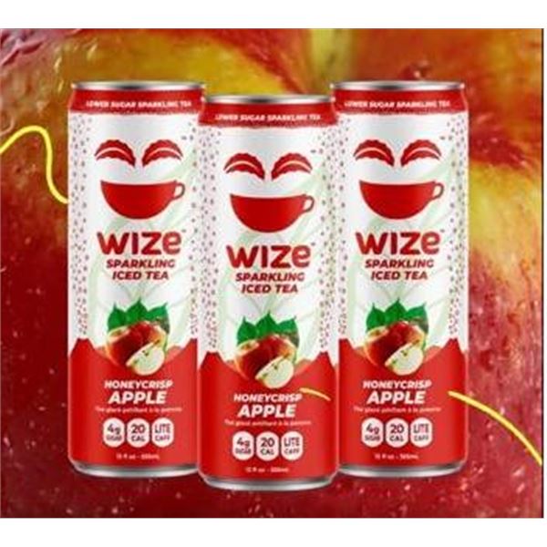 Wize Iced Tea Sparkling 12x355ml Case