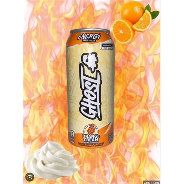 Ghost Orange Cream Energy Drink 473ml 11-pack