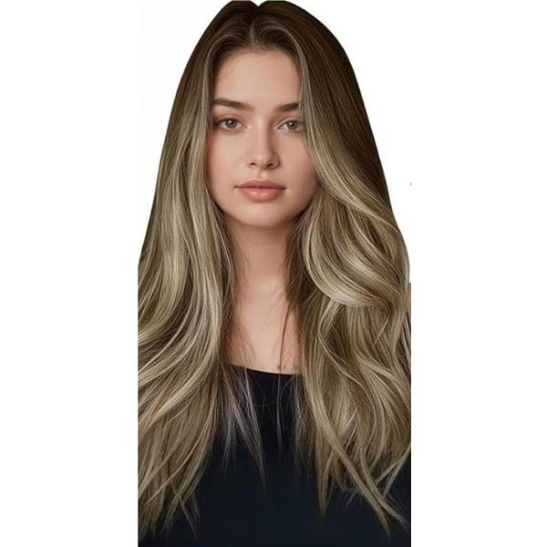 Lot of 2 - Moresoo Hair Extensions, 16in, 7Pcs