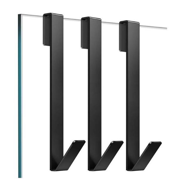 FUMAX Shower Door Handle Set of 3 , 10-inch, Black
