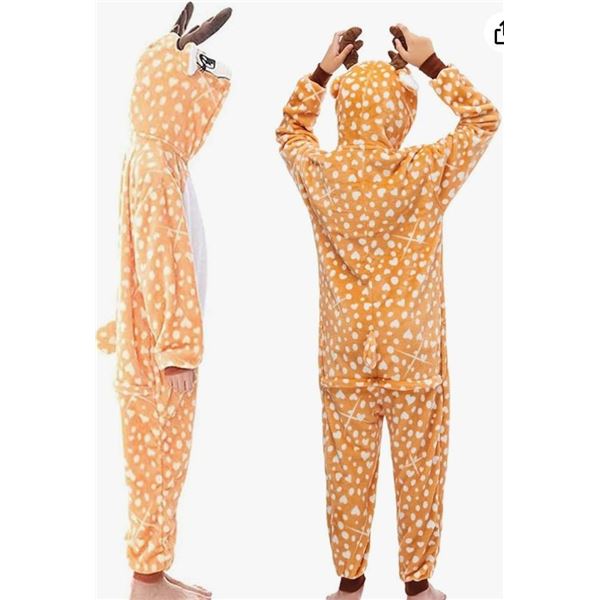JMOCD Anime Cosplay Costume Deer Outfit Jumpsuit Size 10