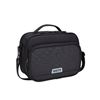 Image 1 : Roots Compact Lunch Bag in Black with Dual Zipper Design