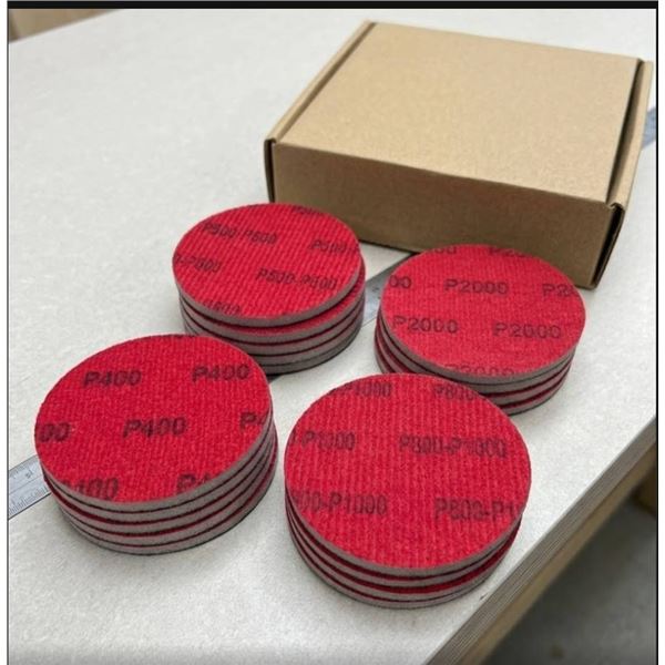 Box of Assorted Grit Sanding Discs