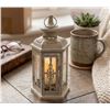 Image 1 : Decorative Hexagonal Lantern with Glass Panels