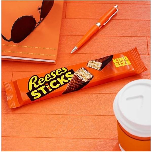 Reeseâ€™s Sticks King Size, 12 Packs of 85g Each