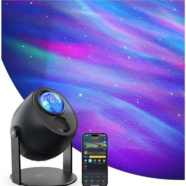 Govee Star Light Projector,16 Million Colors, Star Projector, 3 Aurora Flowing Effects, 52 Scene Mod