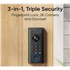 Image 3 : Eufy Security Video Smart Lock E330 with 2K Resolution and Wi-Fi Support