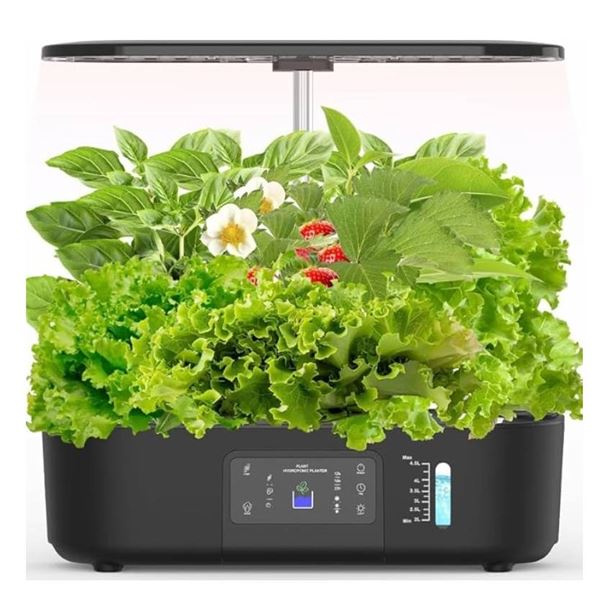 Golumup GS310 Hydroponics Growing System with 13 Pods Color Black