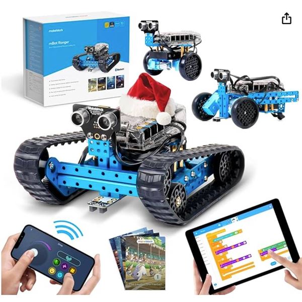 Makeblock mBot Ranger 3 in 1 Robotics Kit, Coding Robot Building Kit STEM Educational