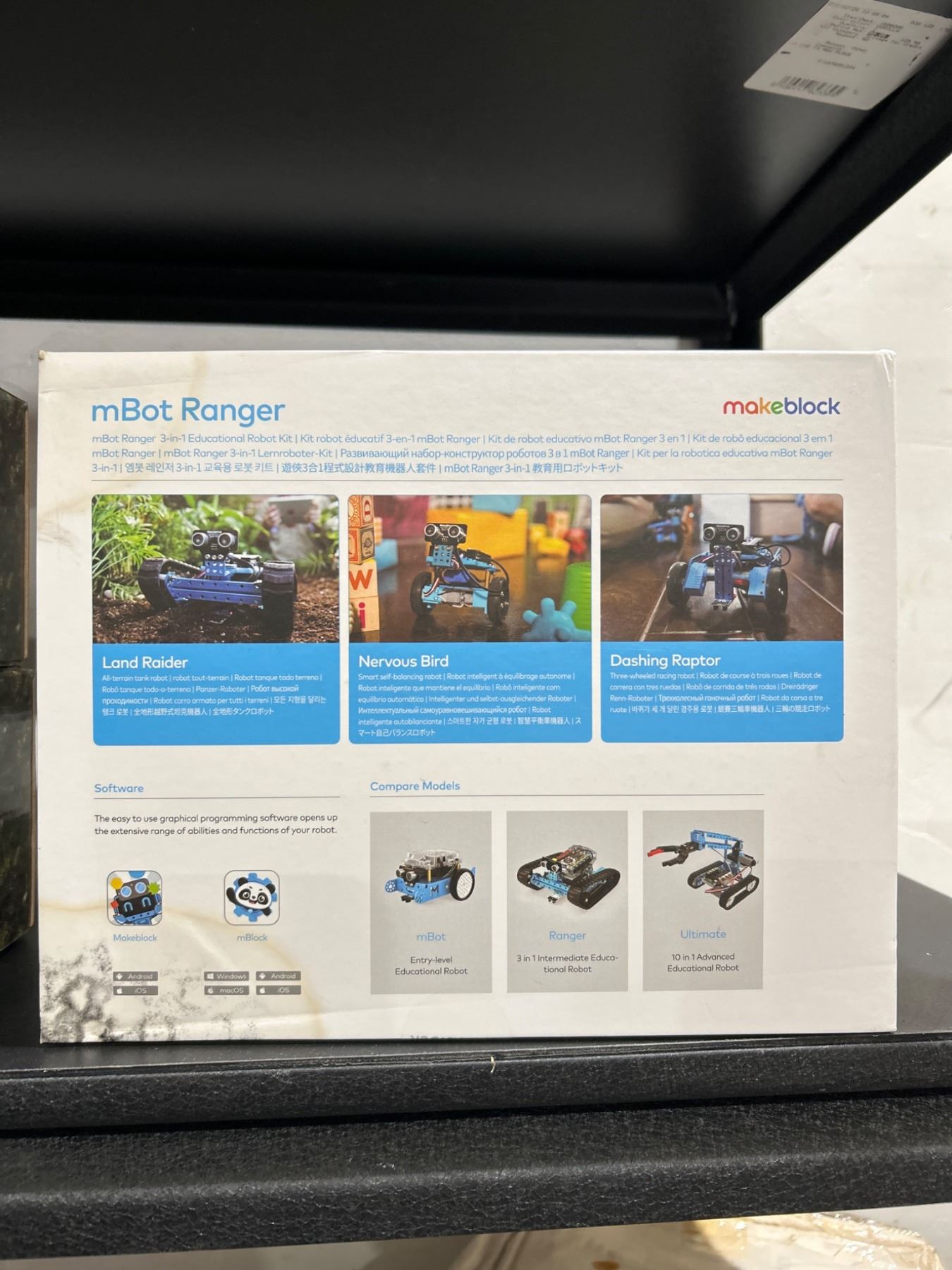 Tangible Ranger Coding Kit Makeblock mBot Ranger 3 in 1 Robotics Kit, Coding Robot Building Kit ...
