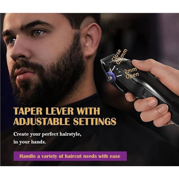 Suprent PRO HC775 Hair Clipper, Black Obsidian - C