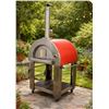 Image 1 : MB Chef Outdoor Kitchen Wood-Fired Pizza Oven, Eminent-W-R, Red Powder Coating