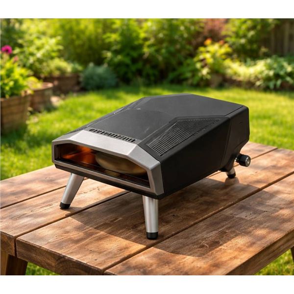 Gas-Powered Outdoor Pizza Oven, Model Attache GP-BK