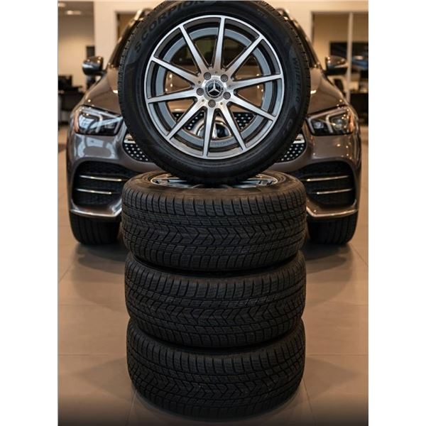 Pirelli Scorpion Winter Tires on AMG Alloy Wheels, Size 275/50R20, Set of 4 On AMG Rim