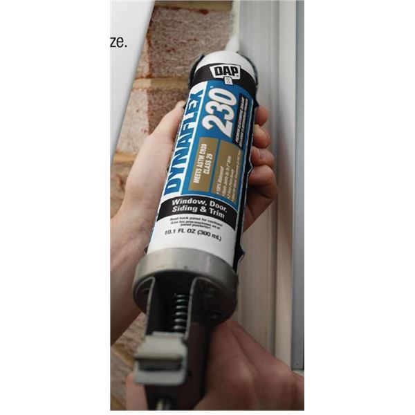 Lot of 11 - DAP Dynaflex 230 Sealant, White, 10.1 fl ozÂ