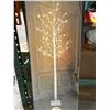 Image 3 : Pre-Lit LED Birch Tree, 8 ft, 160 Warm White Lights