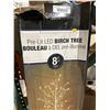 Image 4 : Pre-Lit LED Birch Tree, 8 ft, 160 Warm White Lights