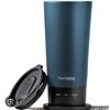 Image 1 : Nextmug Go - Temperature-Controlled, Self-Heating Travel Mug (Slate Blue - 16 oz.)