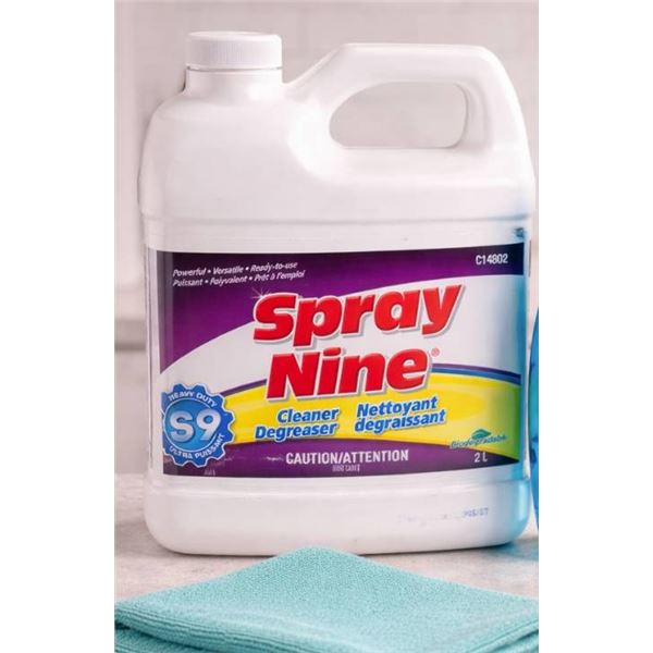 Lot of 2 - Spray Nine Cleaner and Degreaser 2L Container