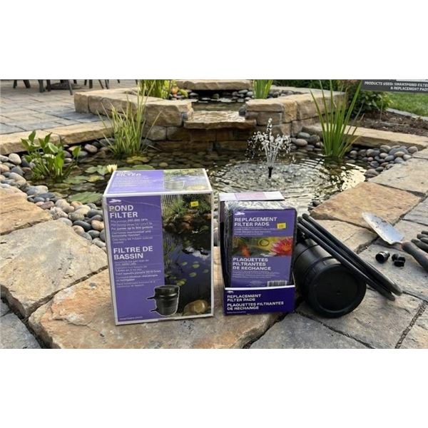 Tetra Pond Filter For 200-800 GPH Pumps With Replacement Filter Pads