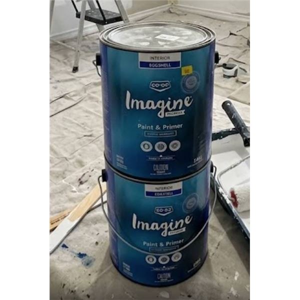 Co-Op Imagine Premium Interior Eggshell Paint & Primer, 3.64L