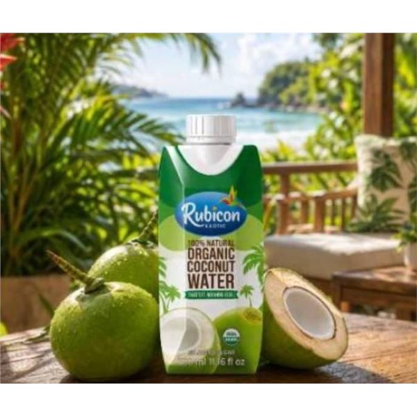 Rubicon Exotic Organic Coconut Water, 12 x 330ml