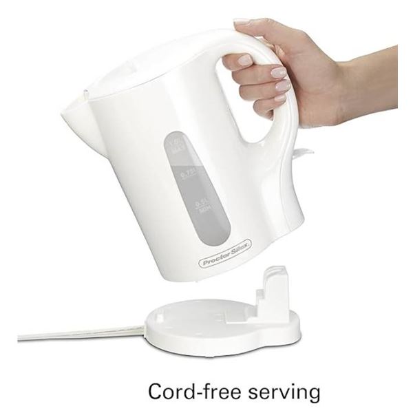 Proctor Silex Model 41005PS Electric Kettle, White
