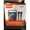 Image 2 : Bonaok K9-M Portable Bluetooth Karaoke Machine with Two Wireless Microphones AndÂ LED Display